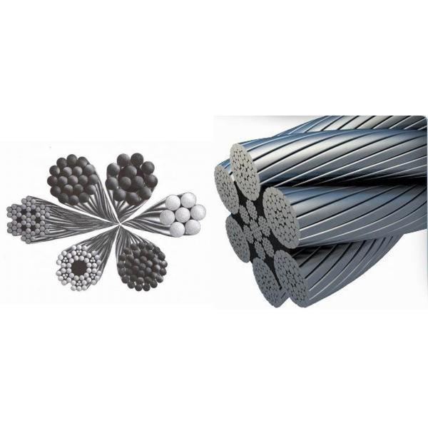 Oil & Gas Rotary Drill Line Wire Rope , Steel Drilling Wire Rope For Drilling Rig