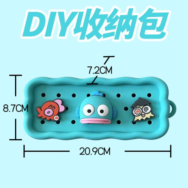 DIY стиль Силиконовый карандаш Case Cute карандаш Pouch для студентов канцелярские принадлежности Рождественский подарок