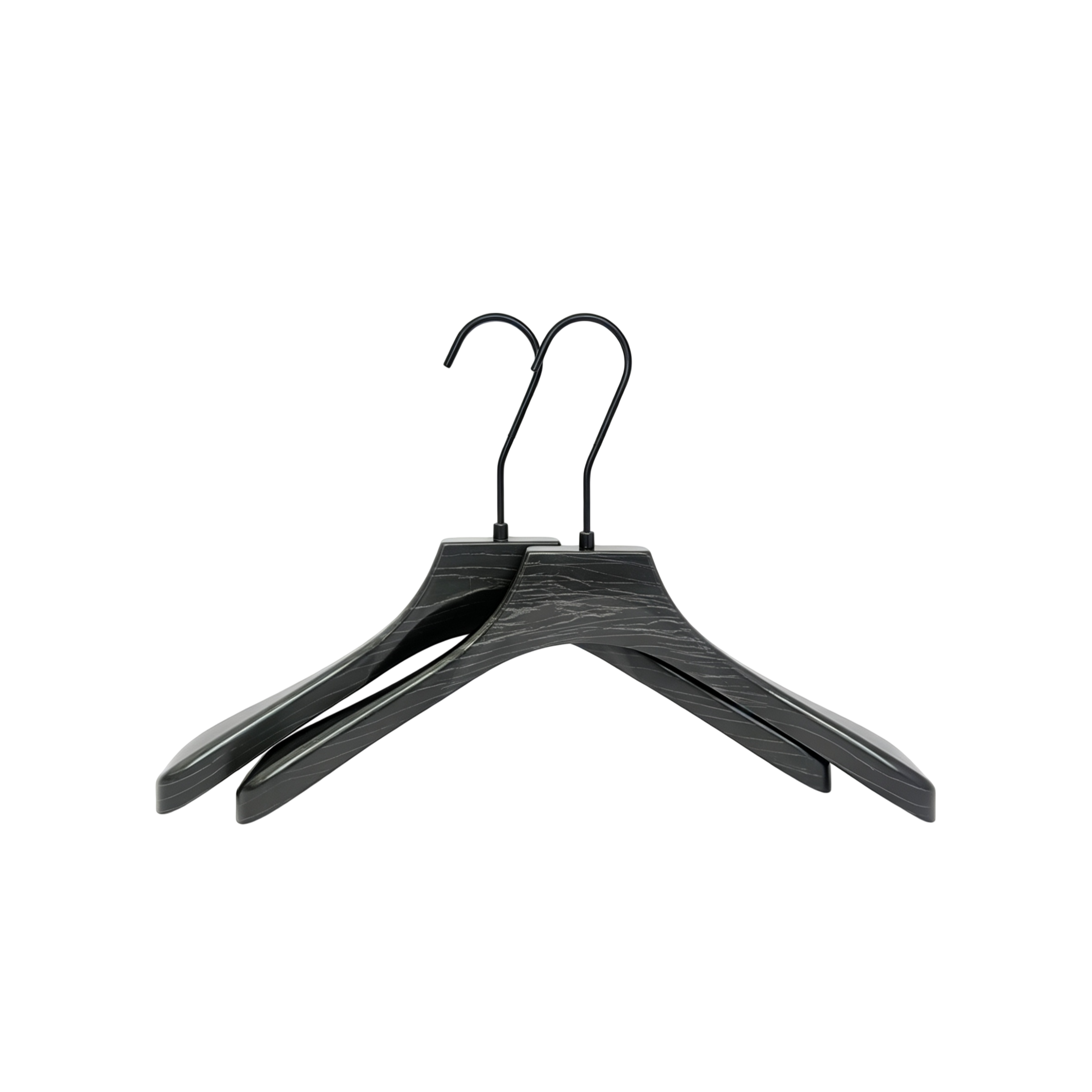 Wide-shoulder non-slip ABS material suit hanger and coat hanger for hotel wear and suits