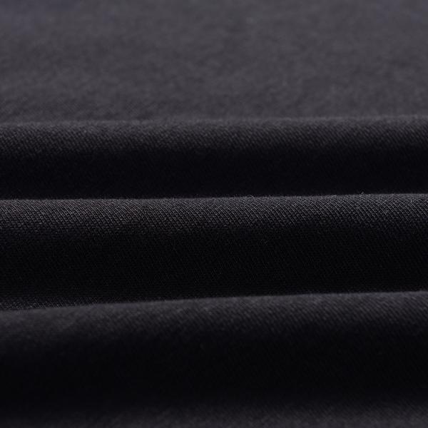 Brand factory custom logo male 100% cotton black autumn sweatshirt for men