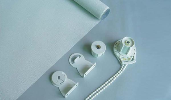 Manual 100% polyester fabric roller blinds for windows with aluminum toprail