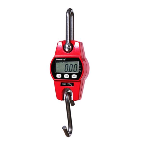 150kg Digital Hanging Weighing Scales Alloy Case Lcd Display With Zero Function