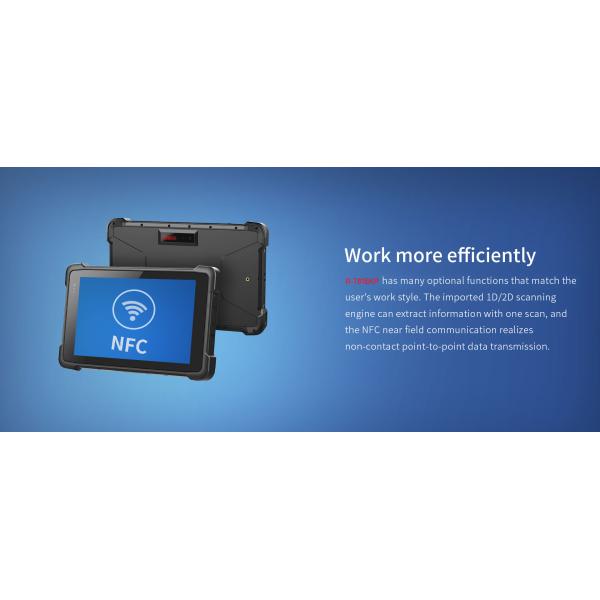 8 Inch Rugged Tablet PC Android 11 IP65 Waterproof With Camera 6000mah Battery