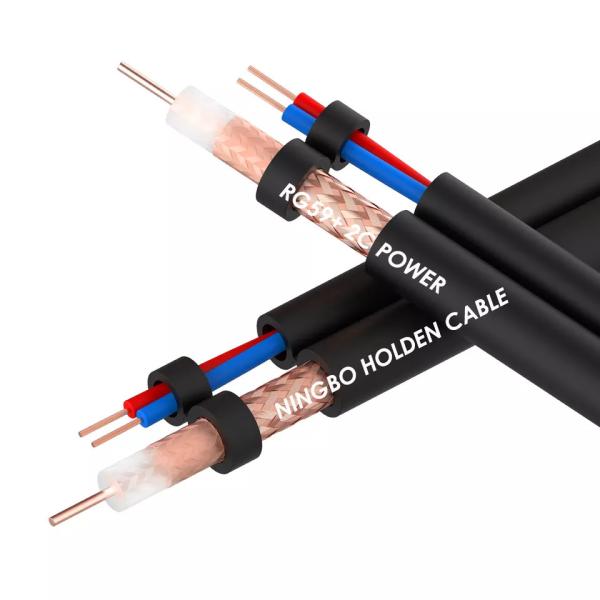 Rg58 Rg6 Rg59 Rg316 CCTV Camera Coaxial Cable PE Insulated MIL-C-17