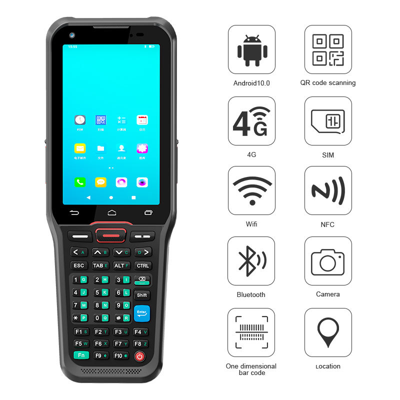 Pdas смартфона полного инвентаря блока развертки штрихкода андроида 1D 2D кнопок Handheld мобильные