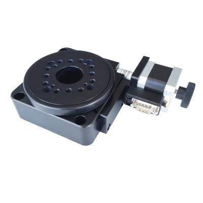 o diâmetro de 100mm motorizou o preto de gerencio da tabela com engrenagem de sem-fim