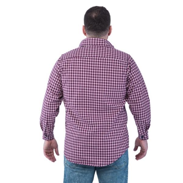Plaid Twill 7.5oz Fire Resistant Welding Shirts Yarn Dyed Two Pocket Snap