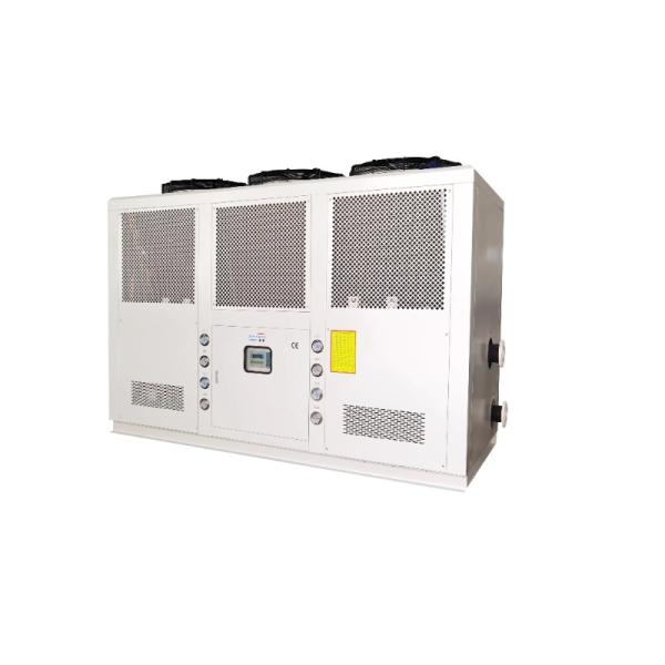 Air Cooled Low Temperature Water Chiller Anti Corrosive With Axial Fan