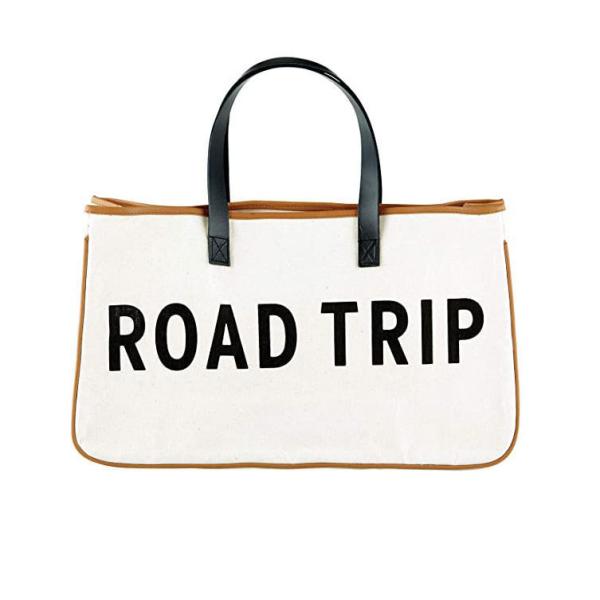 Custom Printed Large Canvas Travel Weekend Getaway Summer Beach Tote Bag with Leather Handles
