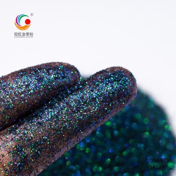 Design Luxurious Chameleon Peacock Colors Sample Free Cosmetic Glitter Powder for Halloween Makeup and Nail Art OEM/OEM Bulk