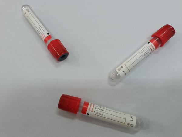 Tubo claro de vidro da coagulação do ANIMAL DE ESTIMAÇÃO pro com tamanho personalizado