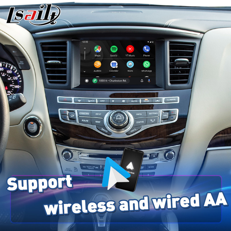 Lsailt Wireless Android Auto Multimedia Carplay Screen for 2011-2016 Infiniti JX35 QX60