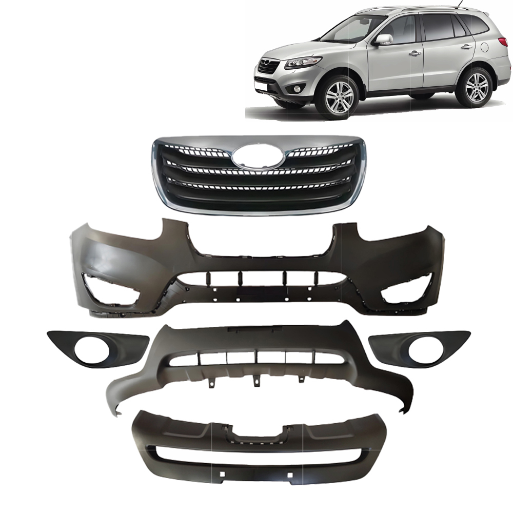 Aftermarket Front Bumper Cover Compatible with OE 86511-2B700 for 2010 Hyundai Santa Fe CM