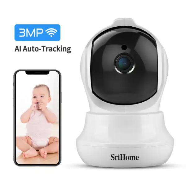 Indoor Security Phone Push Alarm Notification Network Camera Built-In Micro Two Ways Audio PTZ Camera