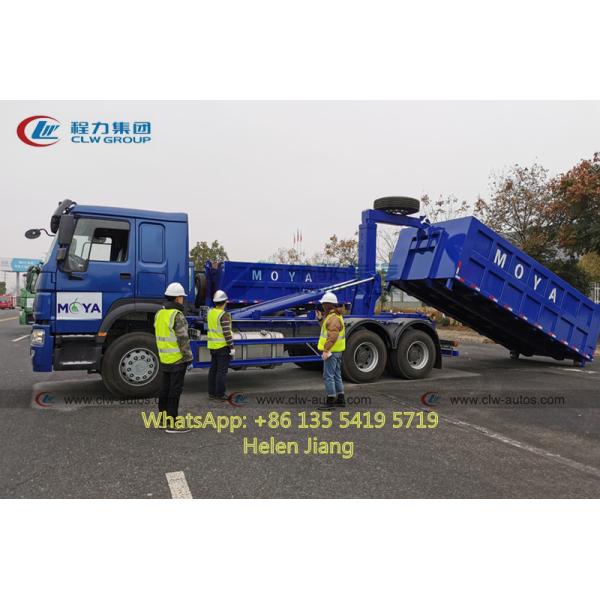 Howo 6x4 20T Roll Off Hydraulic Hooklift Garbage Collection Truck