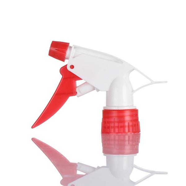 28 mm Pulverizador de gatilho de plástico químico para uso doméstico Bomba de água cabeça de pulverização de jardim preta
