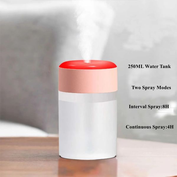 Custom Logo Home Office USB Powered Ultrasonic Humidifier Essential Oil Aroma Humidifier