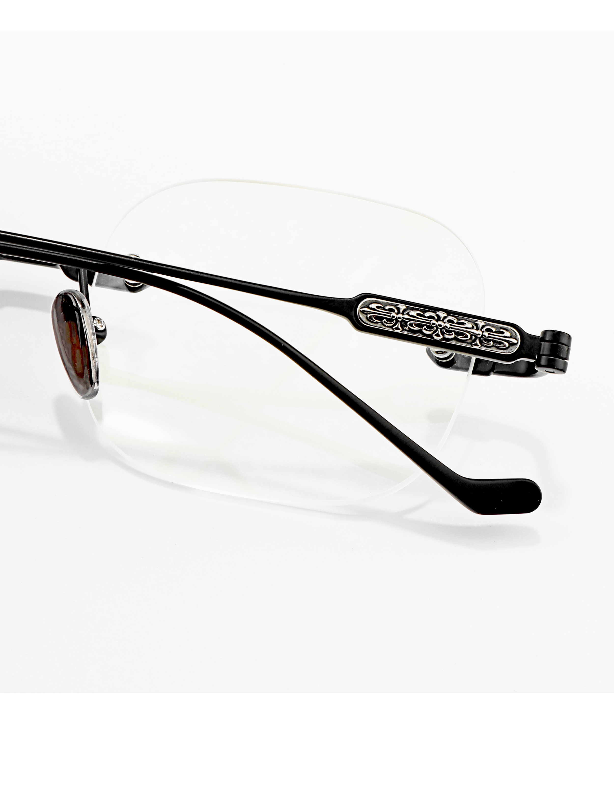 Top Rimless Titanium Optical Prescription Luxury Brand Hot Selling Refined Elegant Women's Men's Medical Glasses Eyeglasses