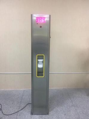Caminhada de medição do sensor através do varredor SE-BS600 da temperatura com Sanitizer da mão