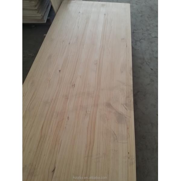 Tablero de pino de madera sólida de pino natural o blanqueado de grado BC