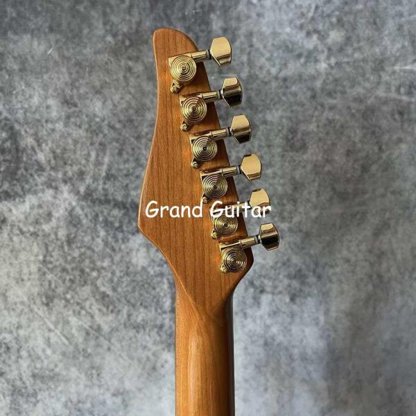 Custom 6 strings suhr style roasted neck locking tuner stainless frets electric guitar