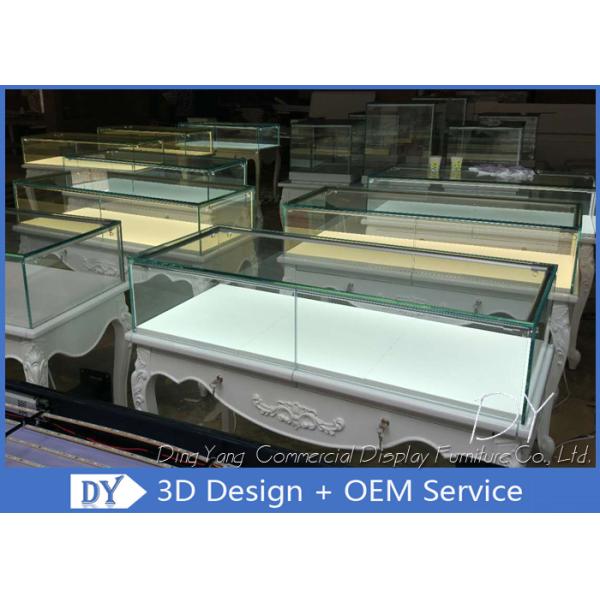 3D дизайн деревянное стекло ювелирные изделия Витрина с замком Размер 1200X550X950MM