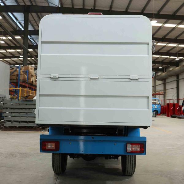 Self-loading and self-unloading electric garbage truck, new energy garbage truck for residential communities