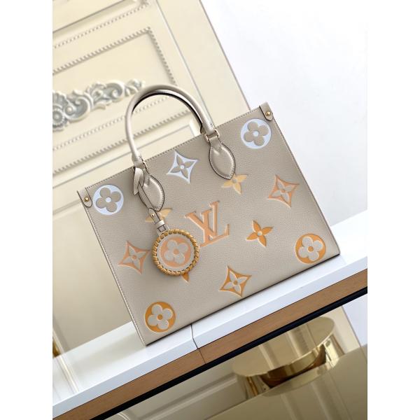 2WAY LV Branded Shoulder Bag Monogram OnTheGo MM Louis Vuitton