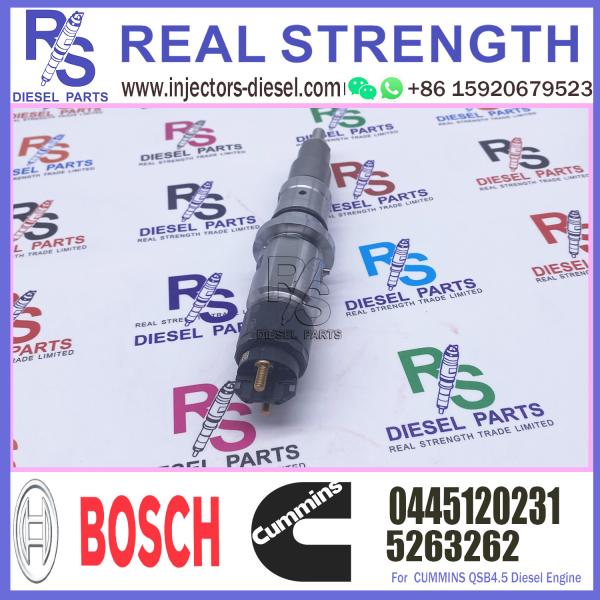 PC220-8 сопло 0445120231 5263262 впрыски инжектора топлива 6754-11-3011 двигателя дизеля экскаватора 6D107 QSB6.7