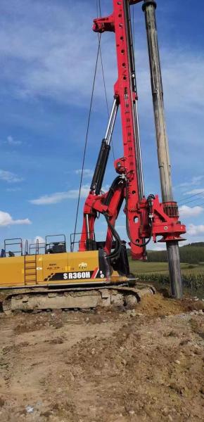 1800KW Used Rotary Drilling Rig Hydraulic Borewell Drilling Machine SR360