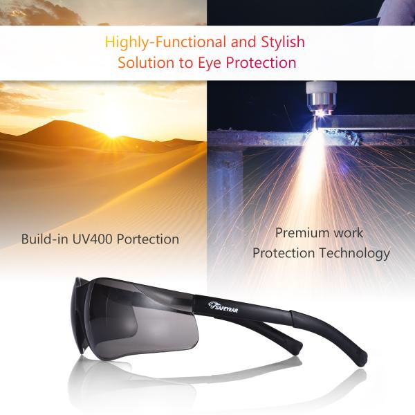 SG019BK Welding Safety Goggles Welding Protection Glass anti UV ANSI Z87