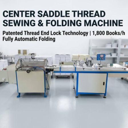 High Speed Book Binding Machine Running 800–1800 Books Per Hour For Exercise Book Production