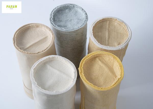 High Efficiency 550GSM Nomex Aramid Dust Filter Bag In Steel Industry