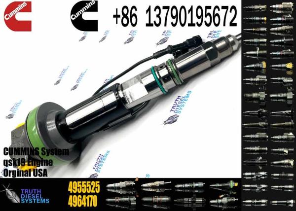 Auténtica inyector de motor de Cummins usado boquilla 4964172 & 4955526 para QSK38 QSK50 QSK19 6 meses de garantía reparación de maquinaria