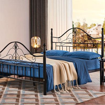 Platform Heavy Duty Structure Humanized Queen Size Iron Bed Frame