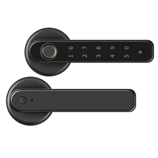 Отпечаток пальцев простого дизайна умный запирает Keyless замок приложения Tuya для домашней безопасности