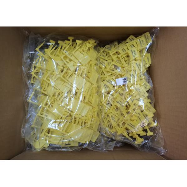 Disposable Mini Plastic Padlock Security Seal Self Locking Mechanism 49N Tensile Strength