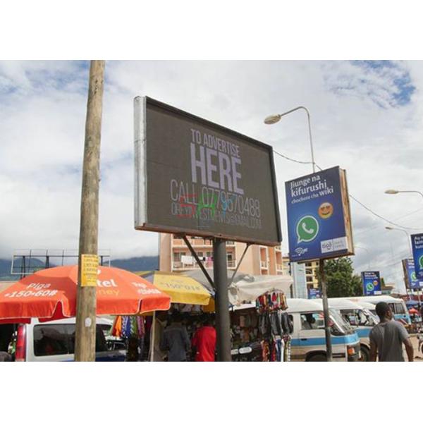 1/8scan 5mm digital advertising boards , 6500nits LED outdoor screen