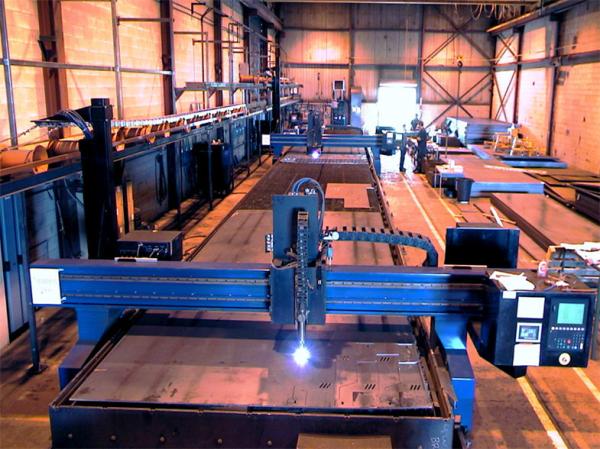 Single Phase Wind Tower Production Line MS Ra12.5 Oxy Fuel Cutting
