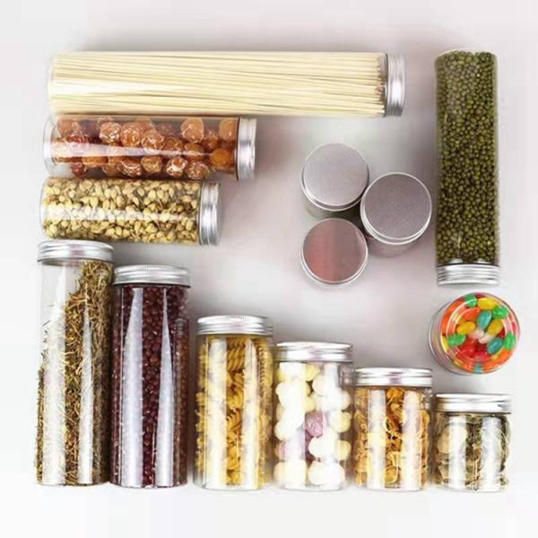 1000ml Plastic Screw Cap Jars 89mm 100mm 65mm Plastic Spice Bottles
