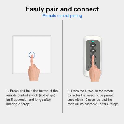 Wireless Remote Socket Accessories Metal 4 Keys Controller Universal Standard