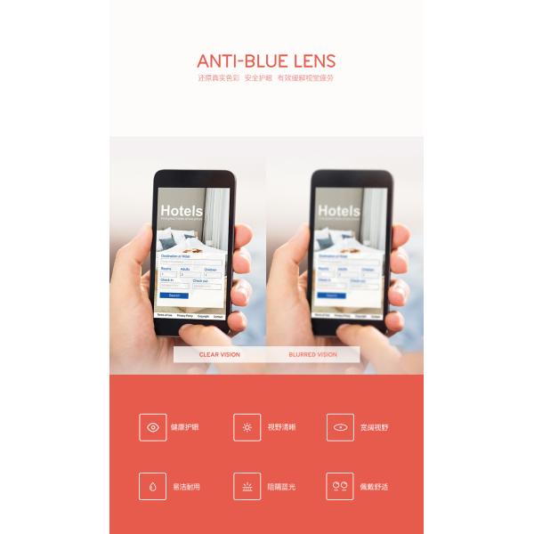 Colorful Full Frame Reading Glasses Cute Readers For Women Anti Blue Light