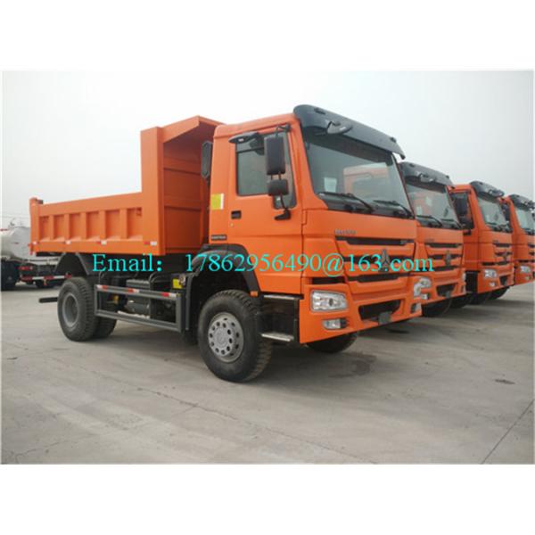 4x2 6 Wheel Dump Truck , Howo Tipper Truck 18m³ Cubage Capacity ZZ3167M3811