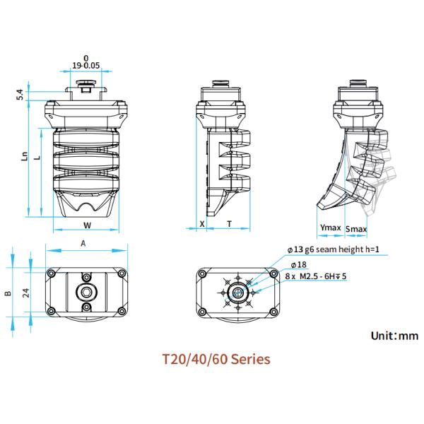 Гибкий Gripper робота ISO9001