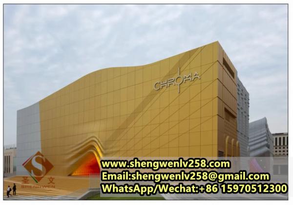 Exterior Perforated metal cladding metal facades aluminum factory in China