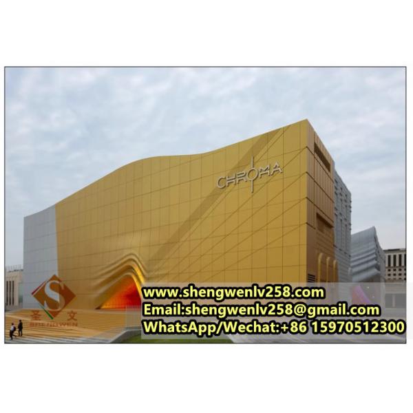 Imitation Brick Metal Wall Cladding Aluminium Panels For Wall Cladding Facade Decoration