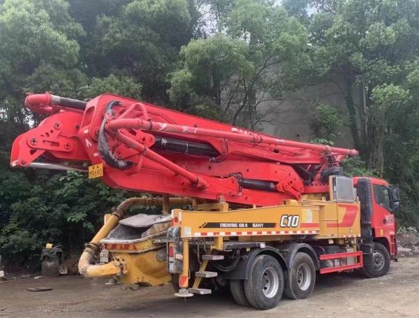2021 Sy 43m Concrete Pump Ready Mix Batching Plant Boom Pump Good Original Condition