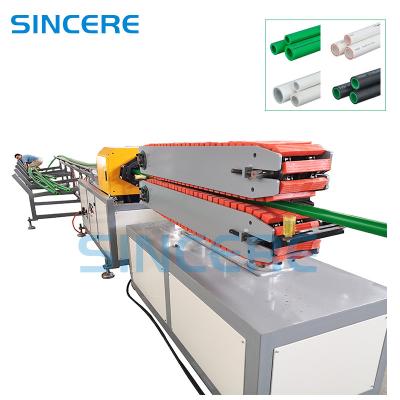 Pipe en plastique HDPE PPR tuyau tuyau tuyau drainage d'eau d'alimentation en gaz chauffage au sol plomberie extrusion ligne de fabrication de la machine