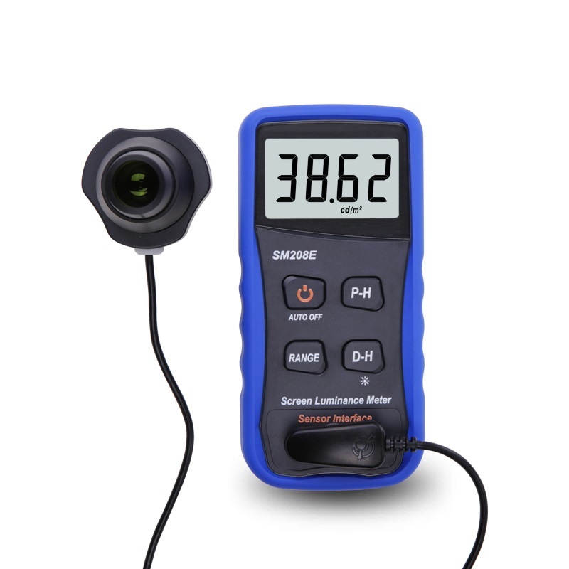 SM208E Screen Brightness Meter with 0.01~39990 CD/M² Measure Range, Silicon
