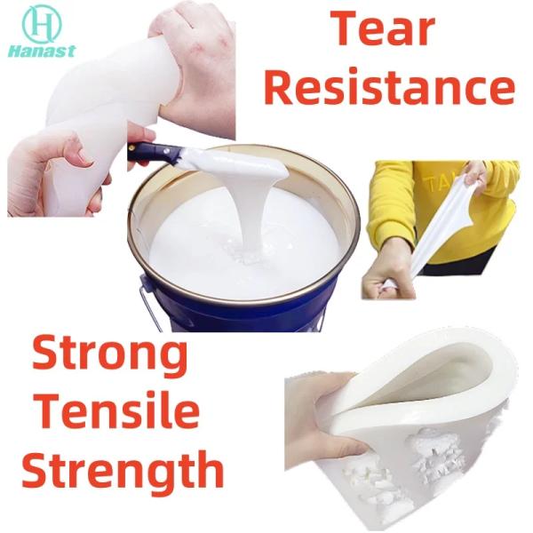 Caoutchouc de silicone à durcissement à l'étain OEM RTV-2 liquide pour la fabrication de moules de panneaux muraux 3D en gypse